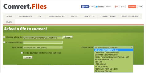 free web based file conversion.